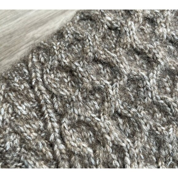 Anthropologie Brown Cable Knit Sweater Shrug - Picture 11 of 14